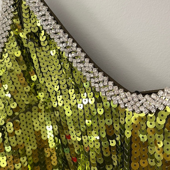 Sequin Green Maxi Dress - Picture 6 of 13